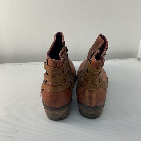 Sterling River Brown Ankle Chelsea Boots Leather Women's Size 10 (fits like 9.5) - Picture 3 of 7